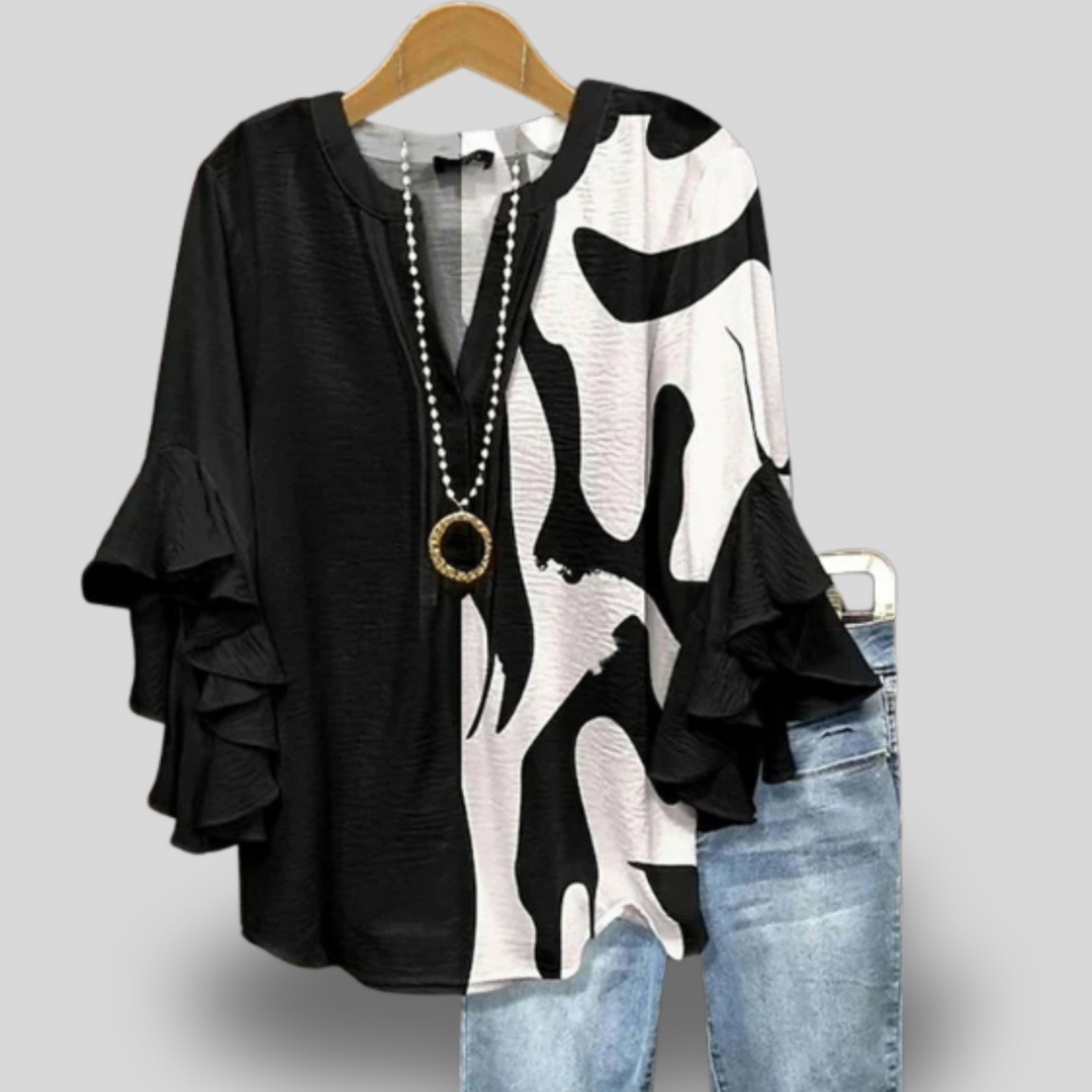 Monroe | Ruffle Sleeve Top