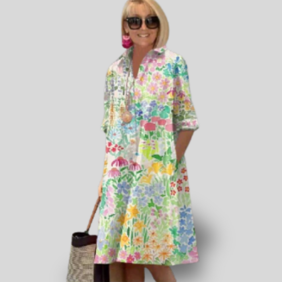 Rhiana | Garden Bloom Shirt Dress