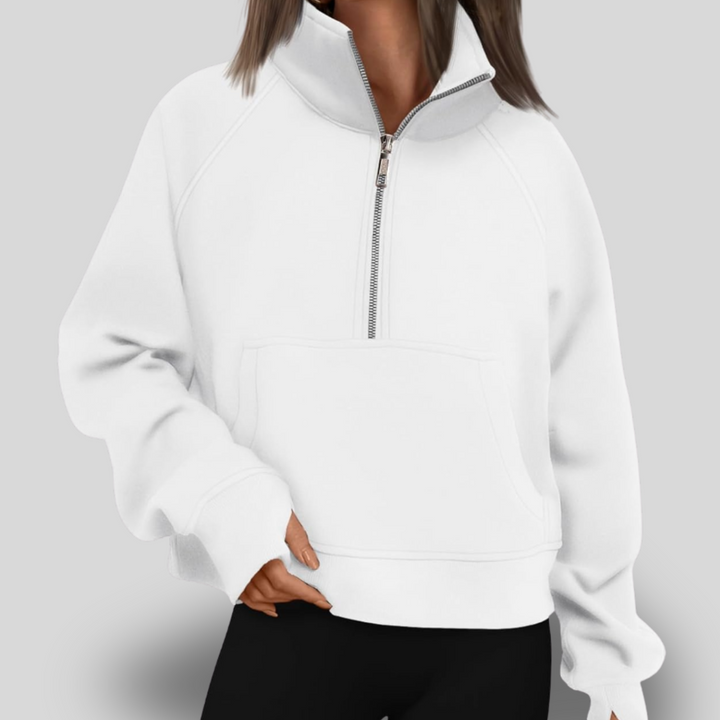 Reese | Oversized Half-Zip Sweatshirt
