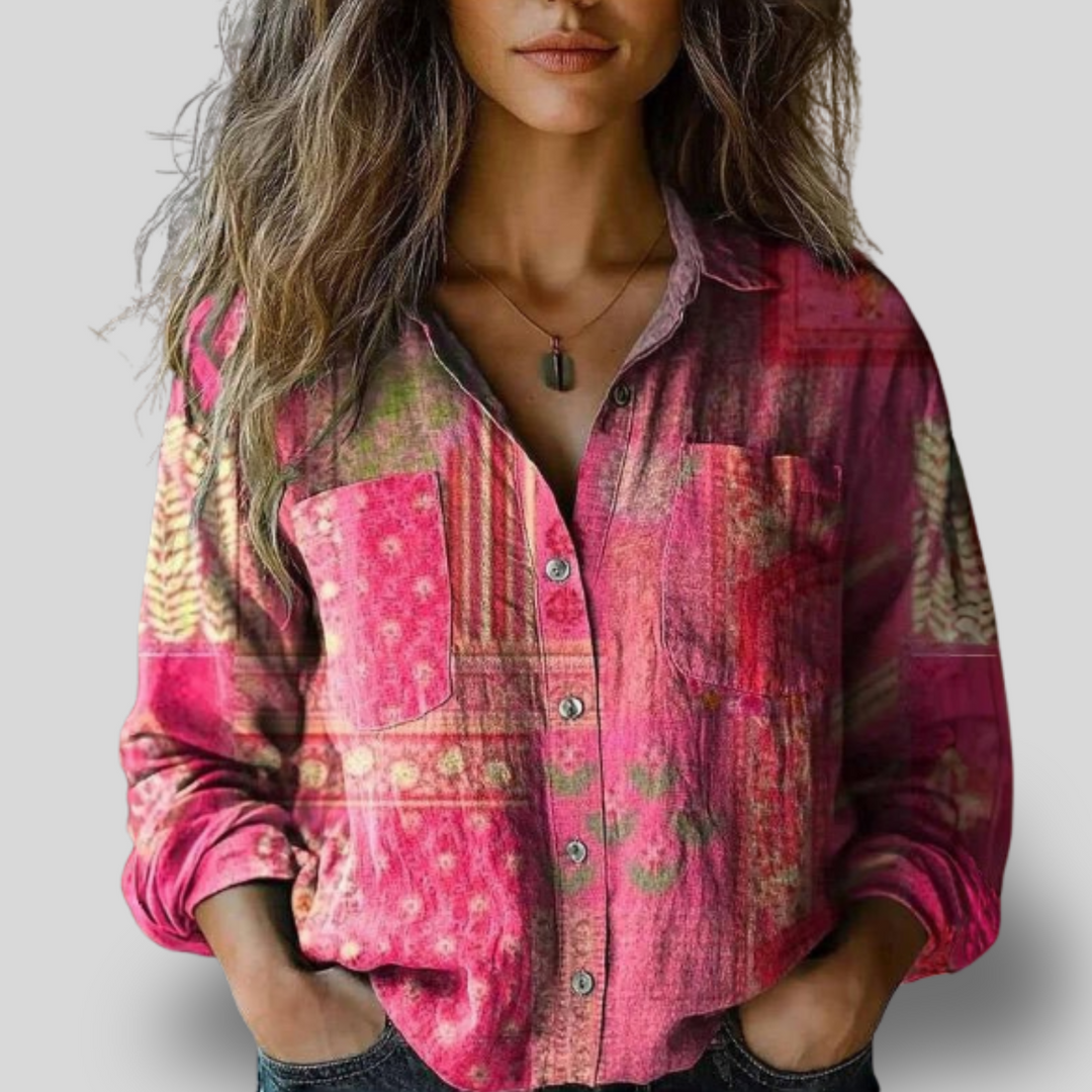 Sierra | Boho Button-Up Shirt