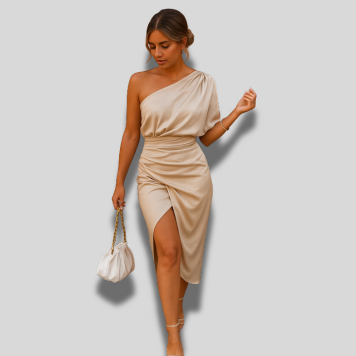 Alora | Elegant Asymmetrical Dress
