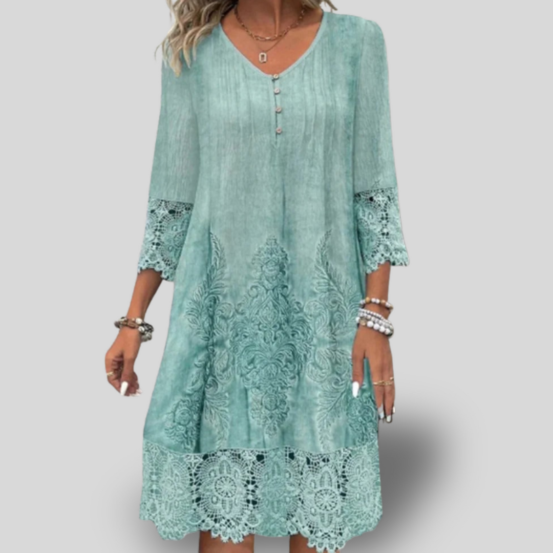 Elowen | Lace-Dip Dress