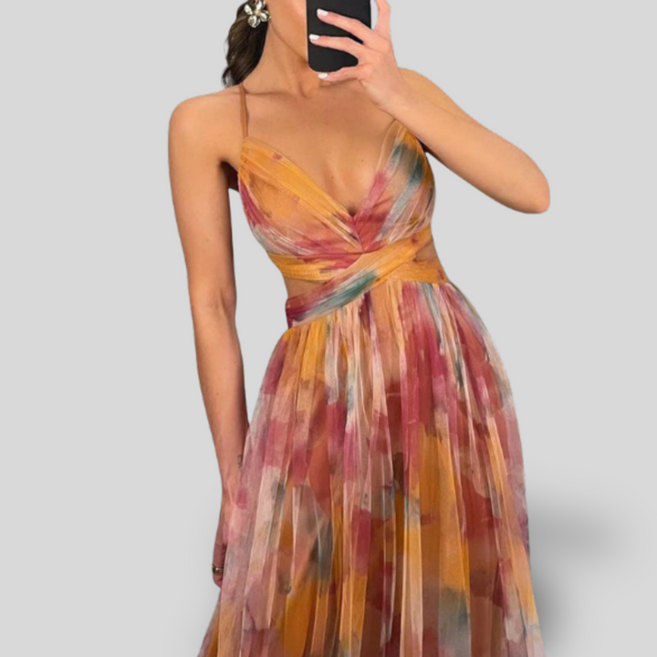 Annai | Colorful Maxi Dress