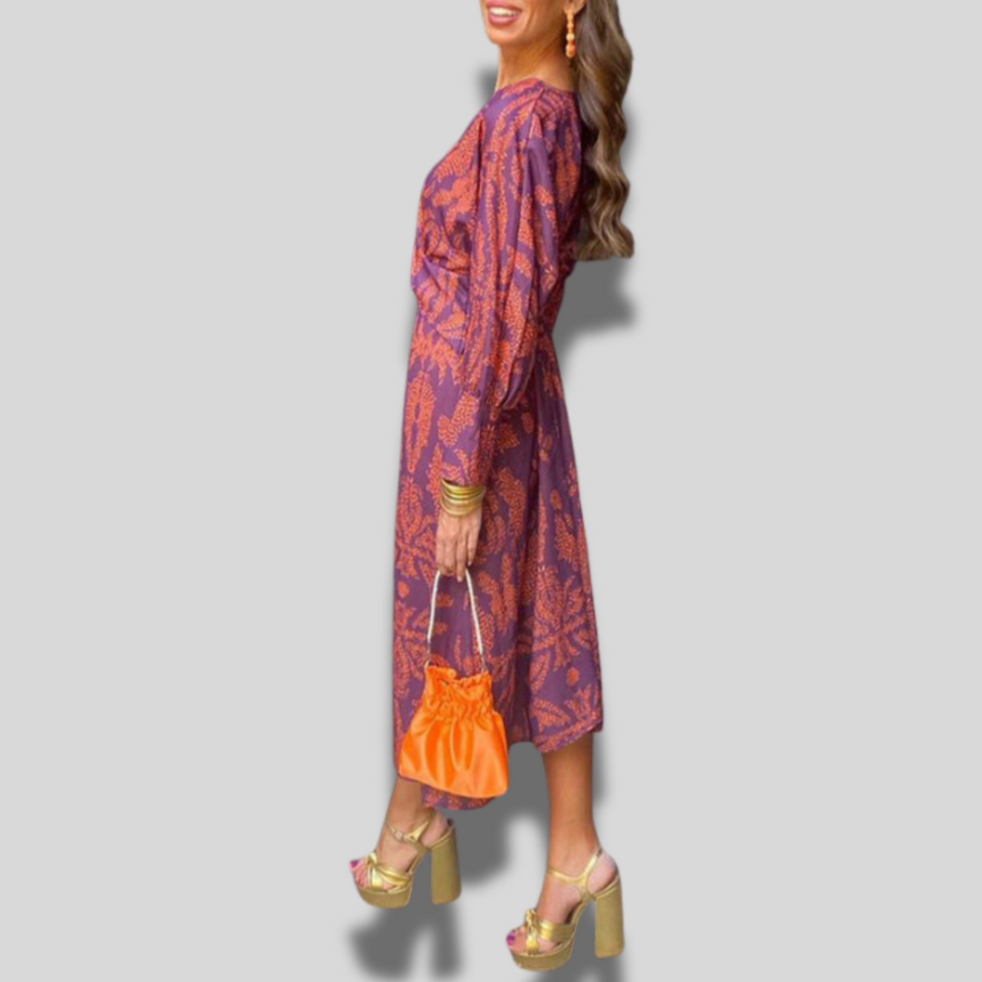 Leya | Elegant Printed Dress
