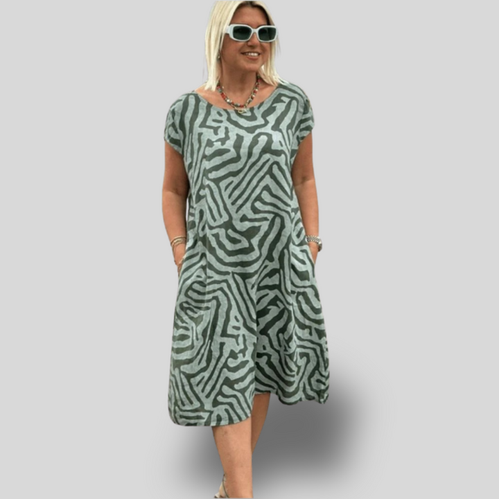 Zarae | Printed T-Shirt Dress