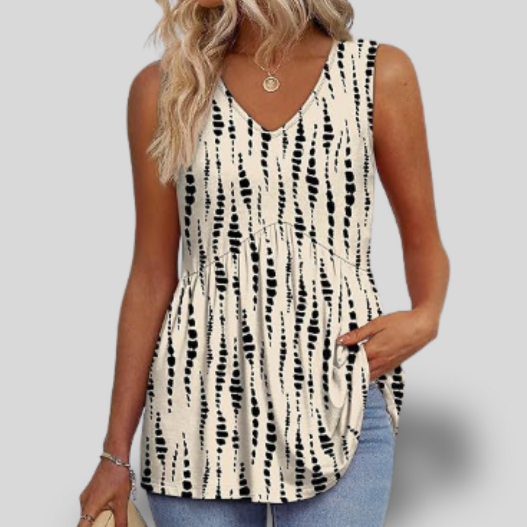 Harper | Pleated Tank Top