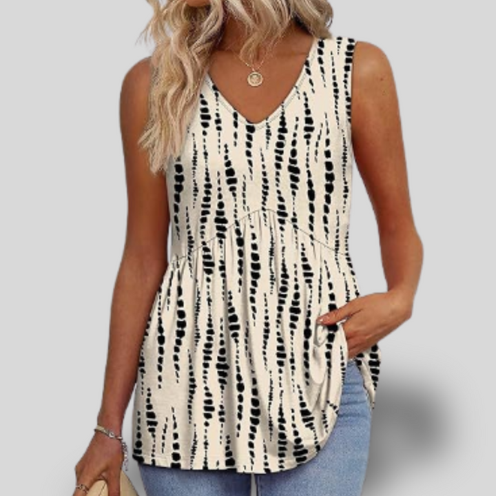 Harper | Pleated Tank Top