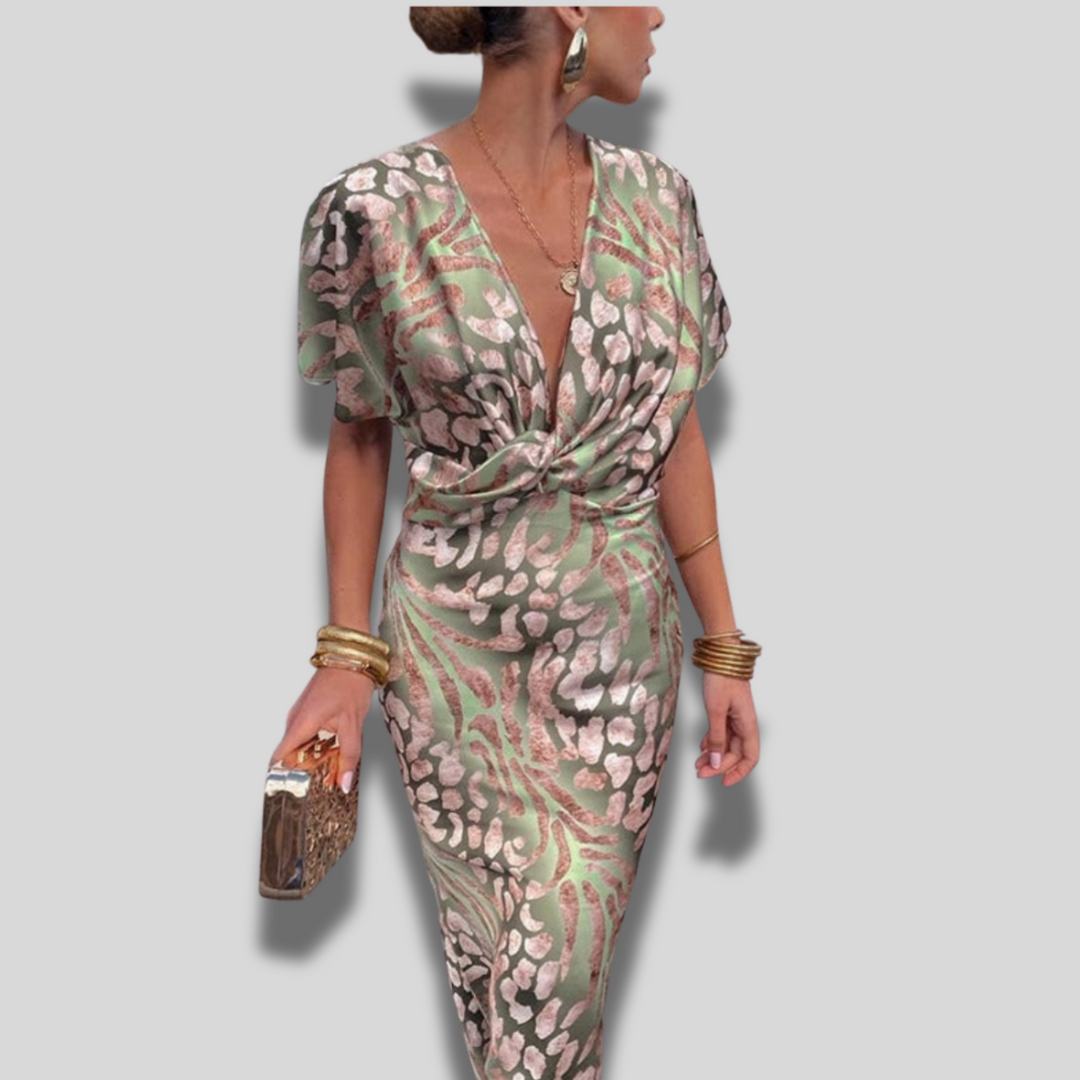 Geneva | Elegant Dress with Draping