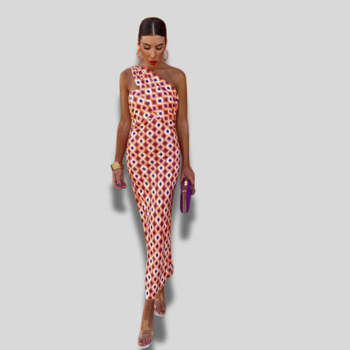 Irmgardi | Elegant One-Shoulder Dress