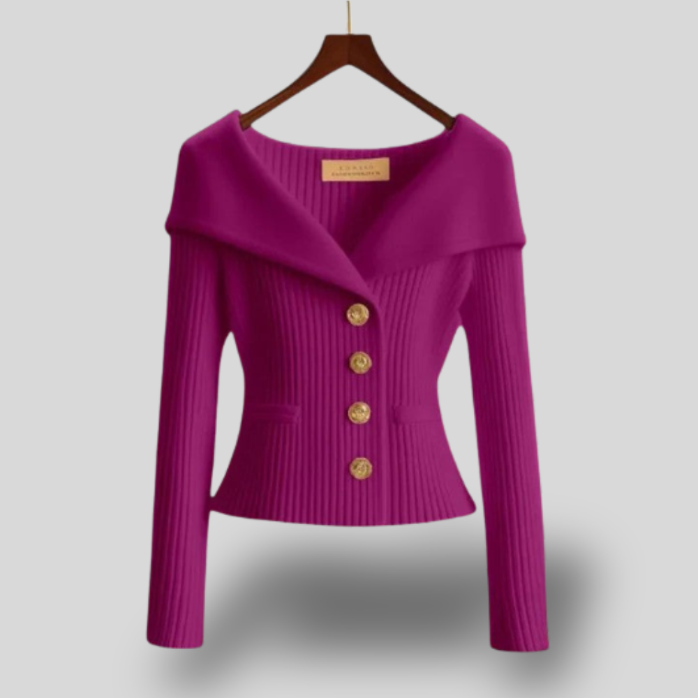 Luna | Off-Shoulder Knit Cardigan