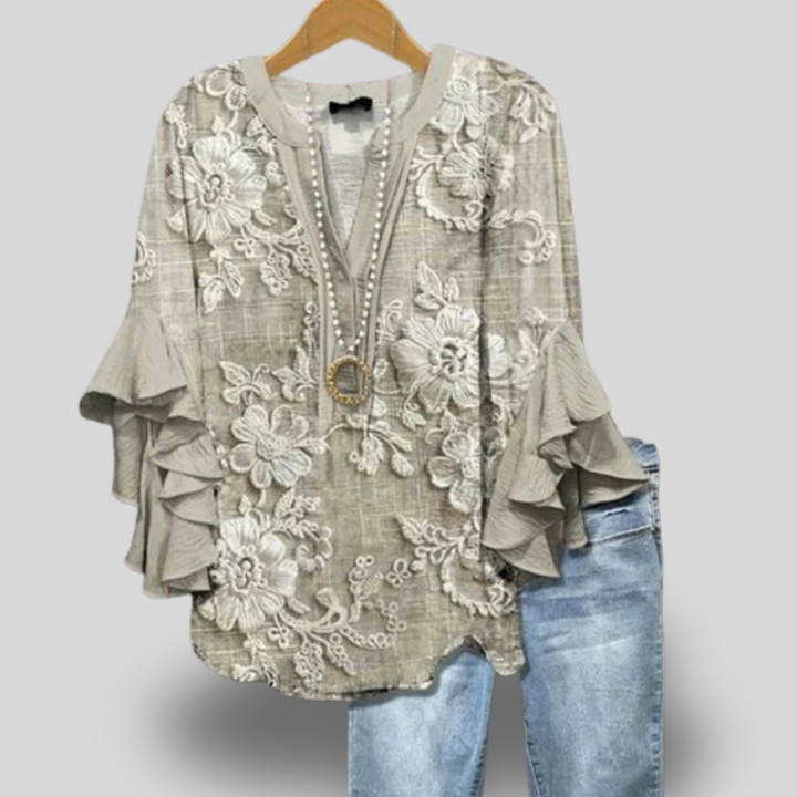 Savanna | Bloom Ruffle Blouse