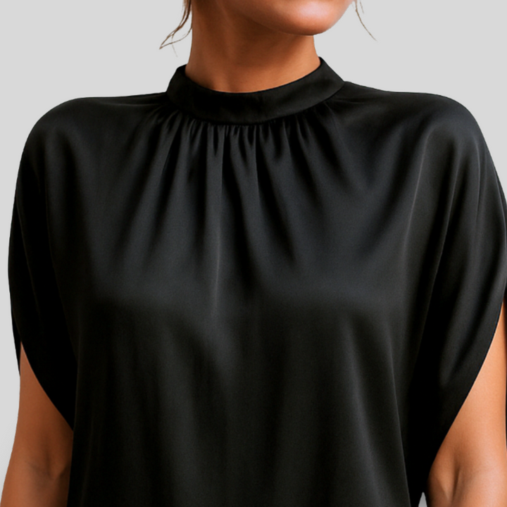 Selene | Satin Drape Dress