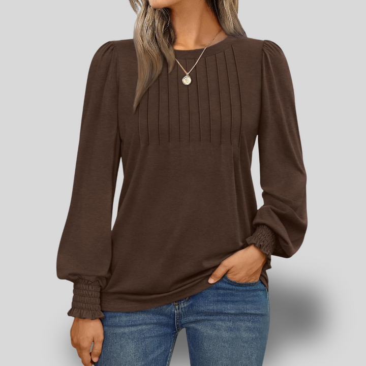 Maita | Pleated Blouse