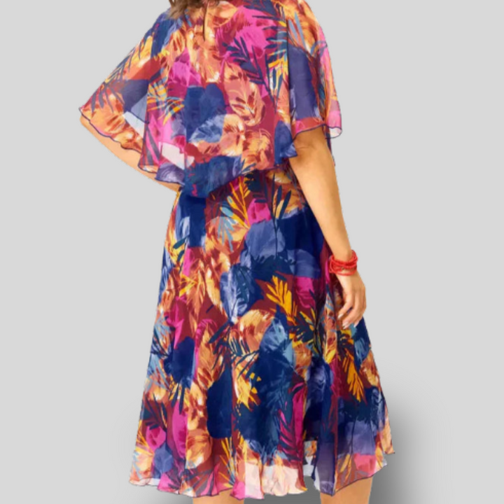 Ayala | Chiffon Midi Dress