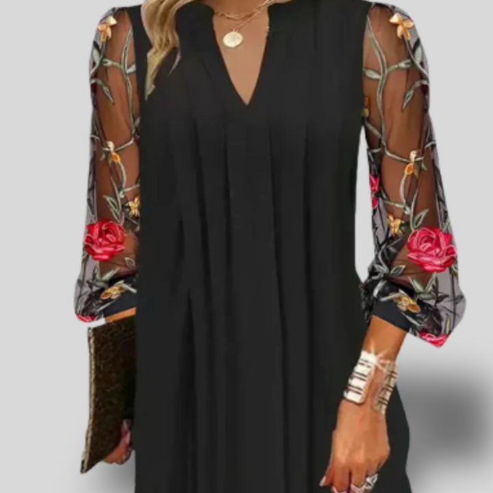 Noir | Bloom Shift Dress