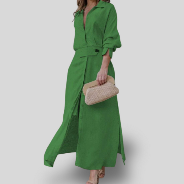 Jeanette | Maxi Dress with V-Neck
