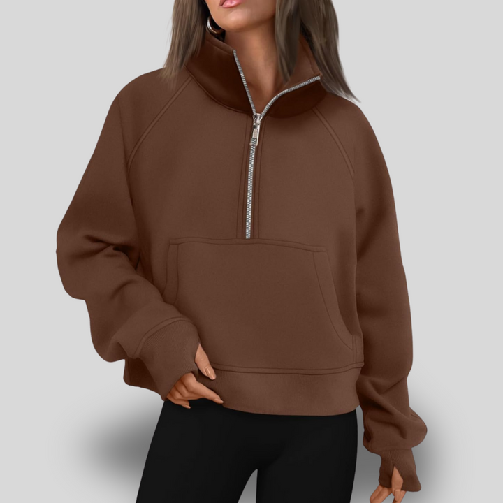 Reese | Oversized Half-Zip Sweatshirt