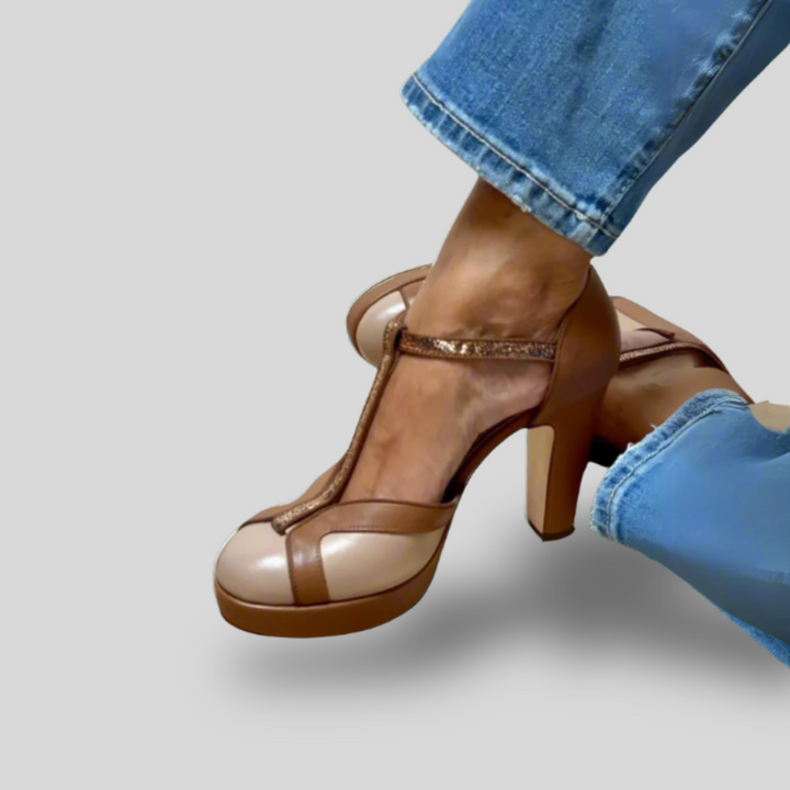 Criselmara | Elegant and Comfortable Heeled Sandals