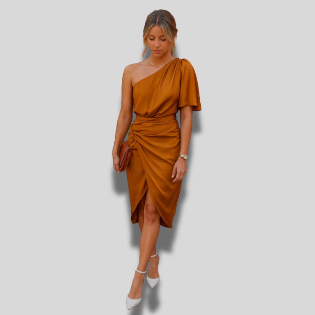 Alora | Elegant Asymmetrical Dress