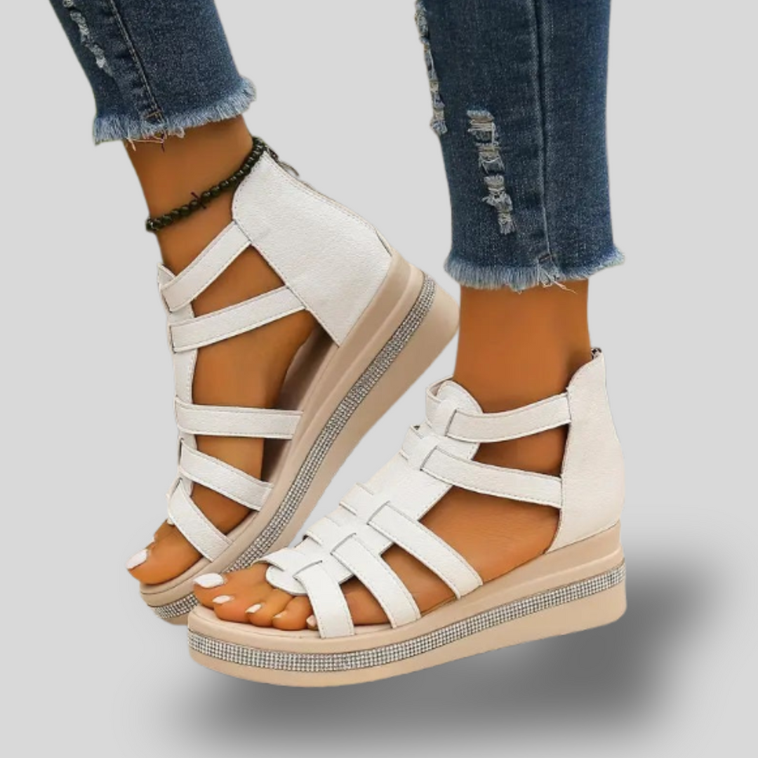 Chloe | Elegant Wedge Sandals