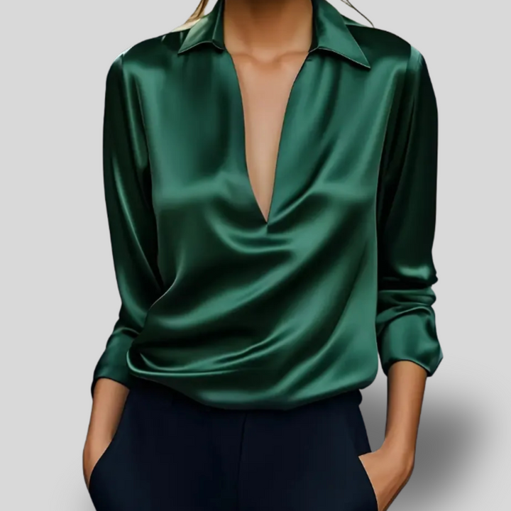 Kaela | Premium V-Neck Blouse