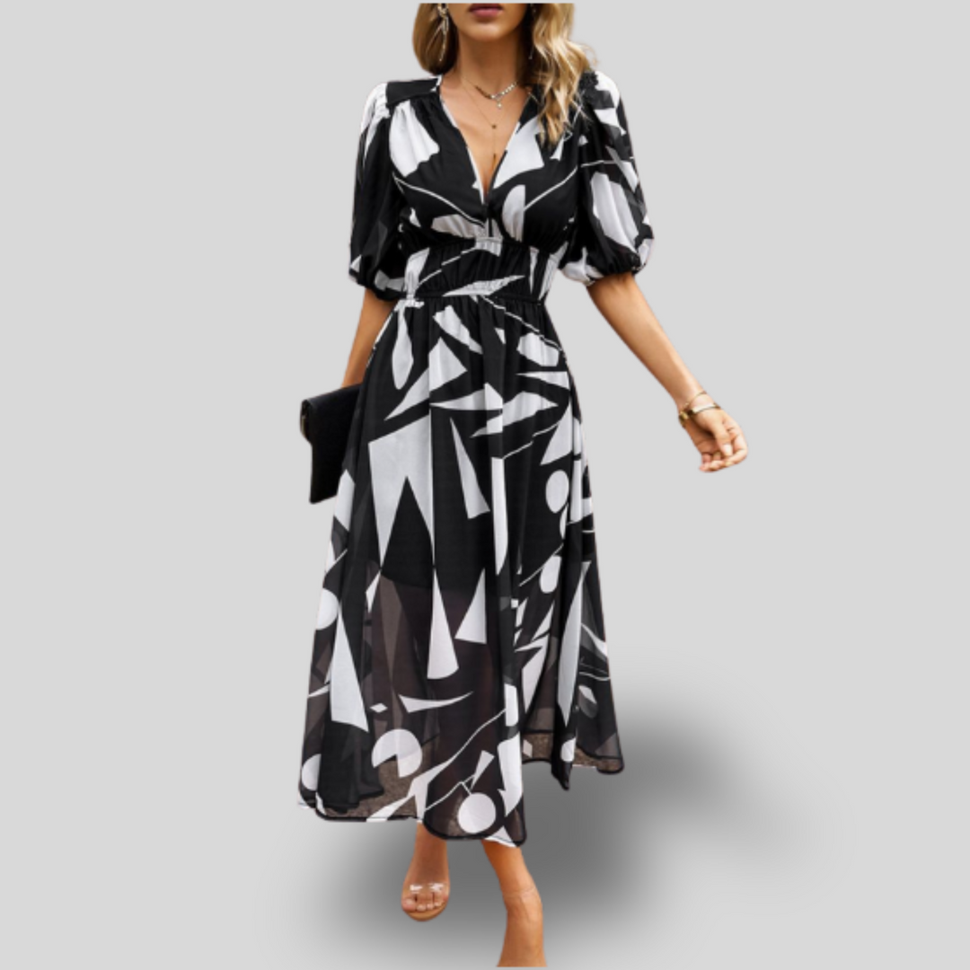 Aria | Elegant Midi Dress