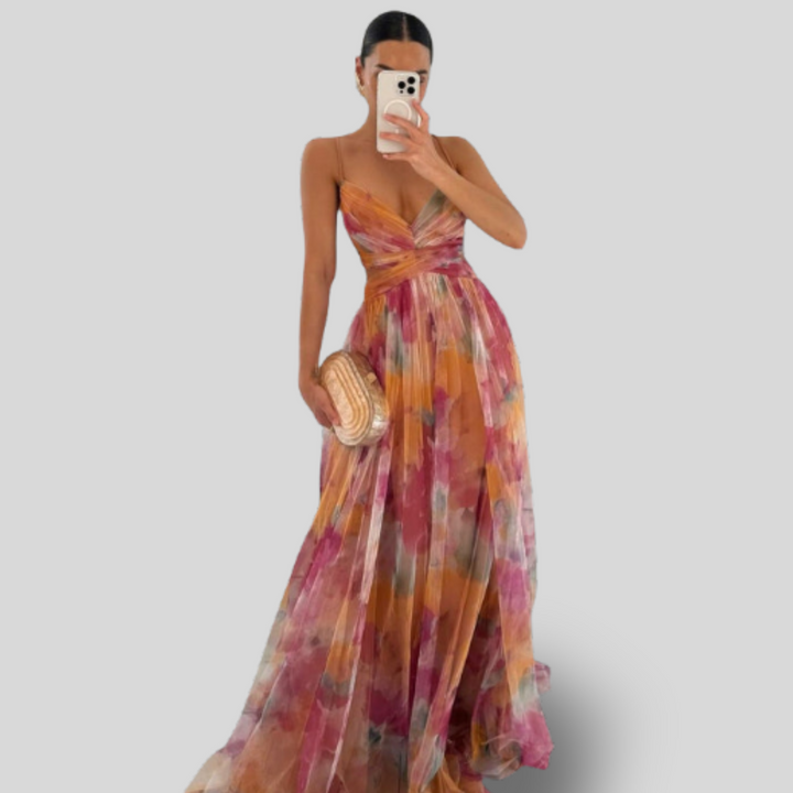 Annai | Colorful Maxi Dress