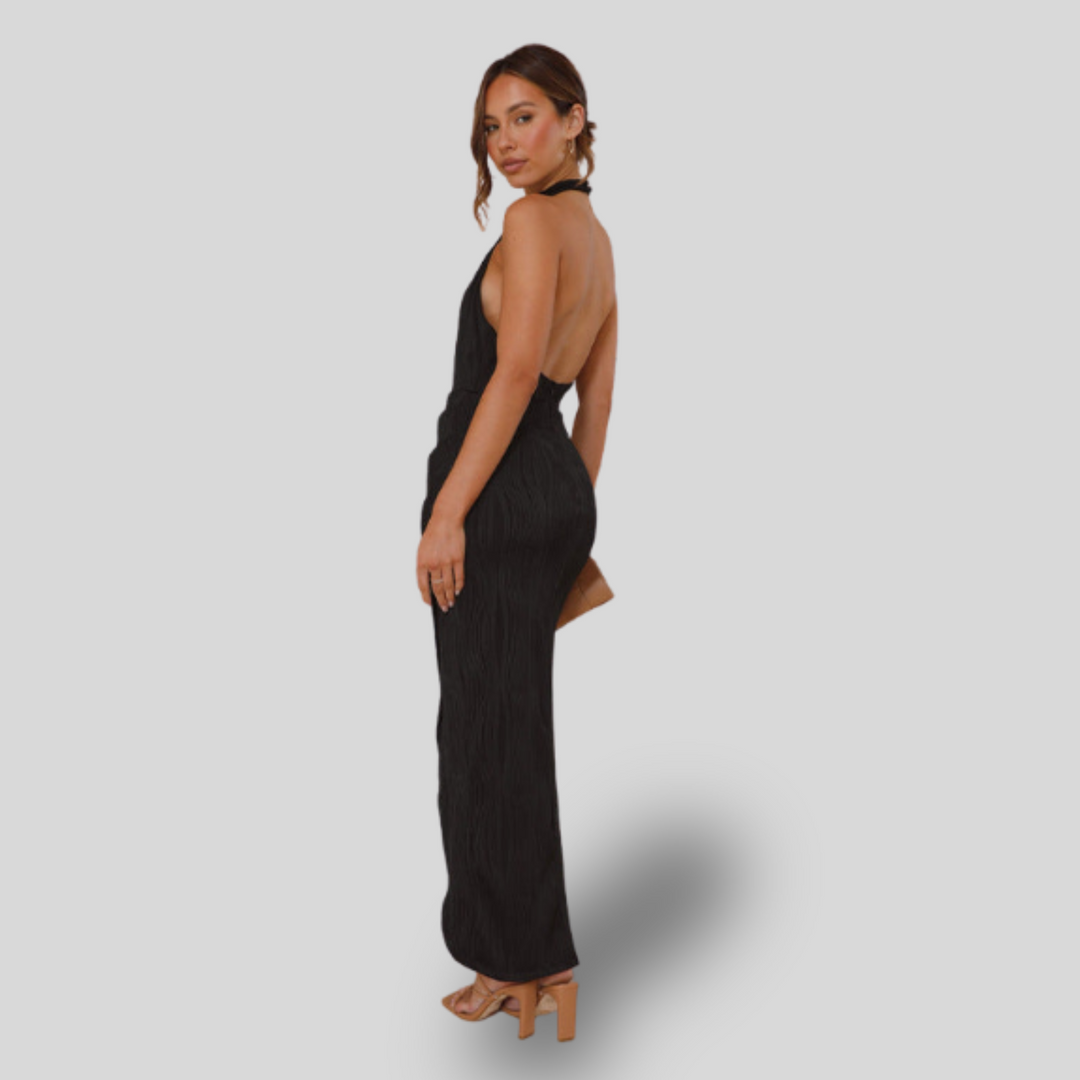 Kelly | Figure-Hugging Maxi Dress with Back Cutout
