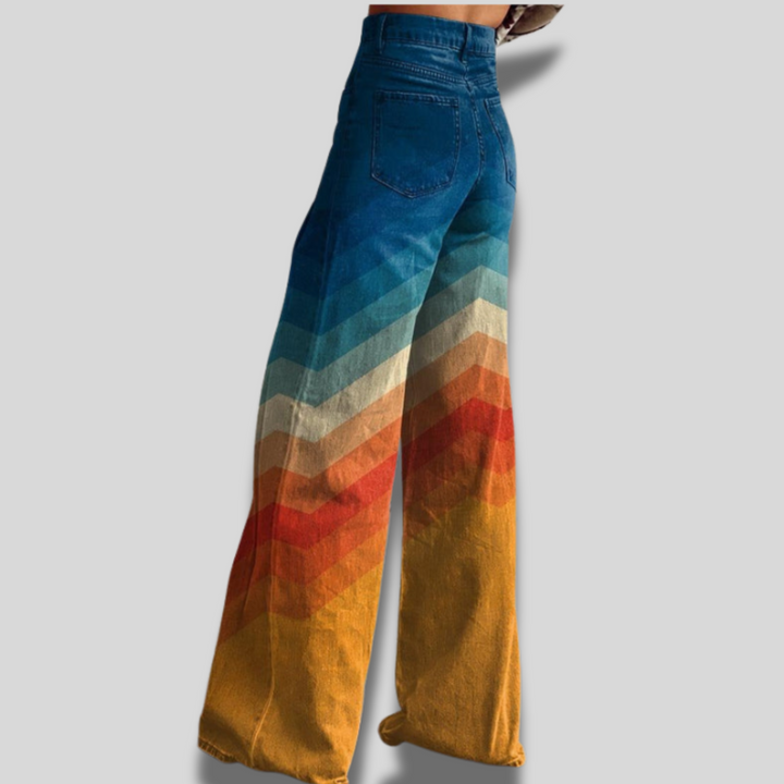 Willow | Ombre Wide-Leg Denim Jeans