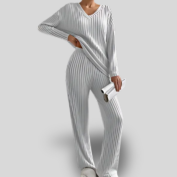 Aurelia | Ribbed Knit Lounge Set