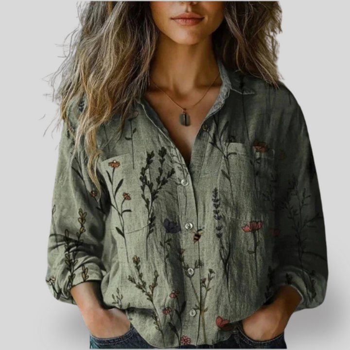 Sierra | Boho Button-Up Shirt