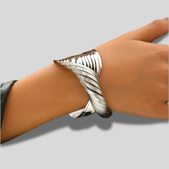 Vibelyn | Wide Line Boho Cuff Bracelet