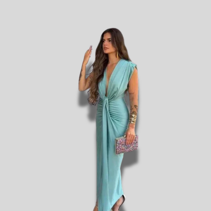Cordelia | Elegant Draped Dress
