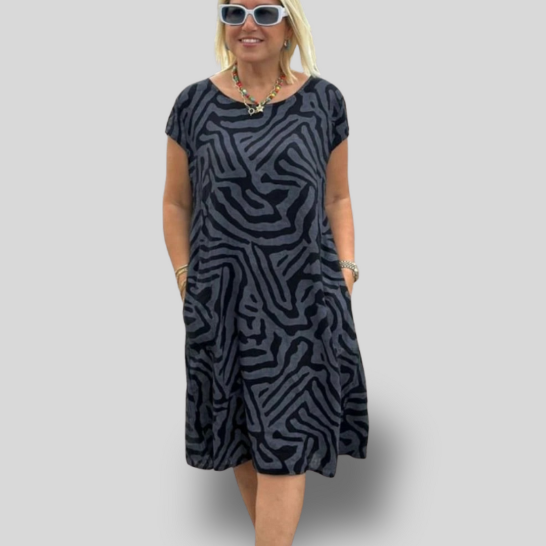 Zarae | Printed T-Shirt Dress