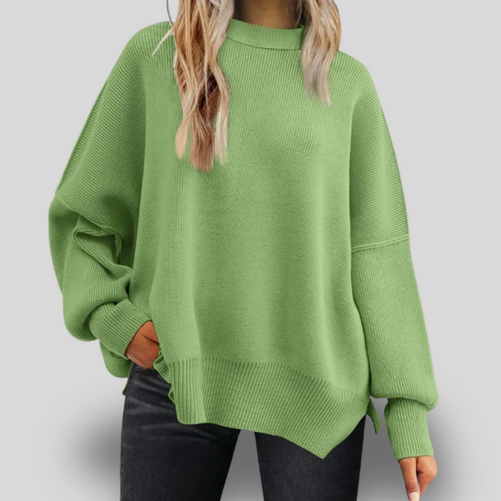 Lenora | Batwing Oversized Knit Sweater