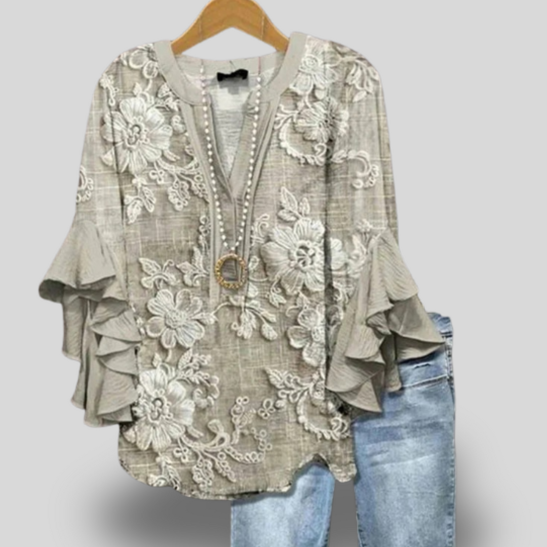 Savanna | Bloom Ruffle Blouse