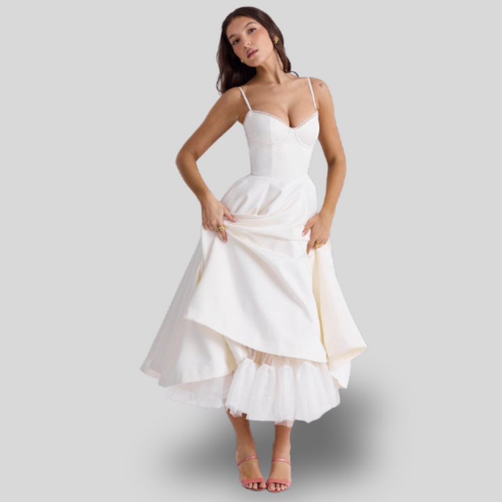 Cindy | Tulle Midi Dress
