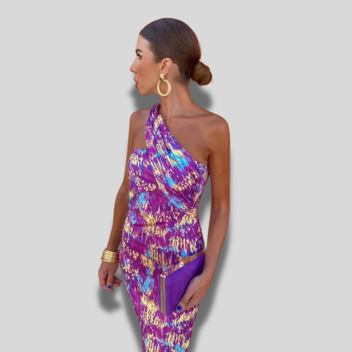 Irmgardi | Elegant One-Shoulder Dress