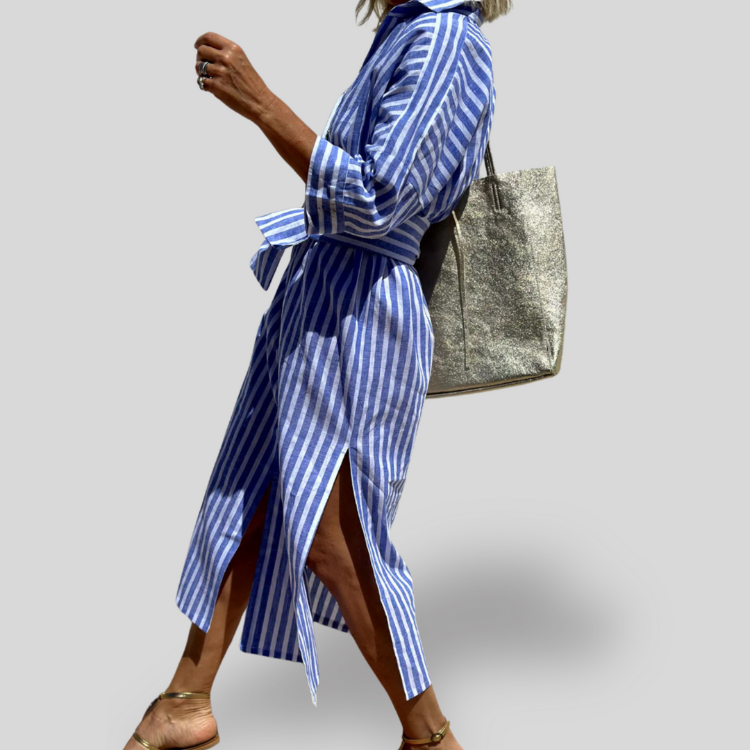 Riviera | Striped Shirt Dress