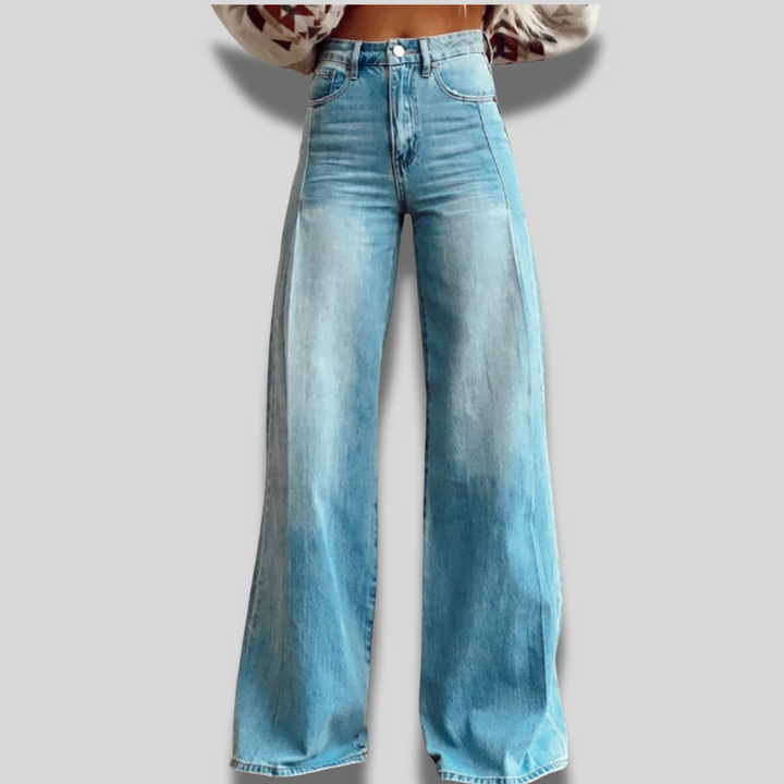 Karen | Trendy High-Waisted Wide-Leg Jeans