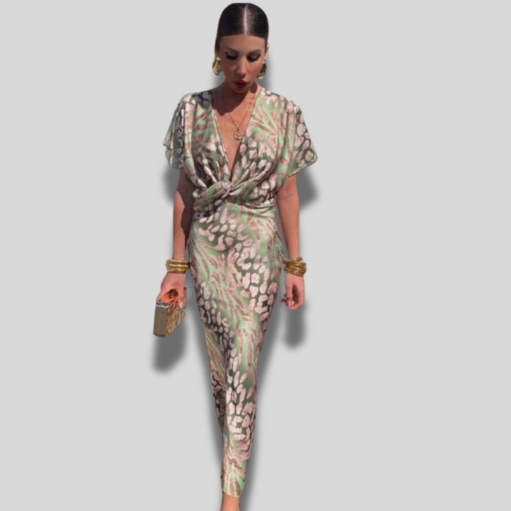 Geneva | Elegant Dress with Draping