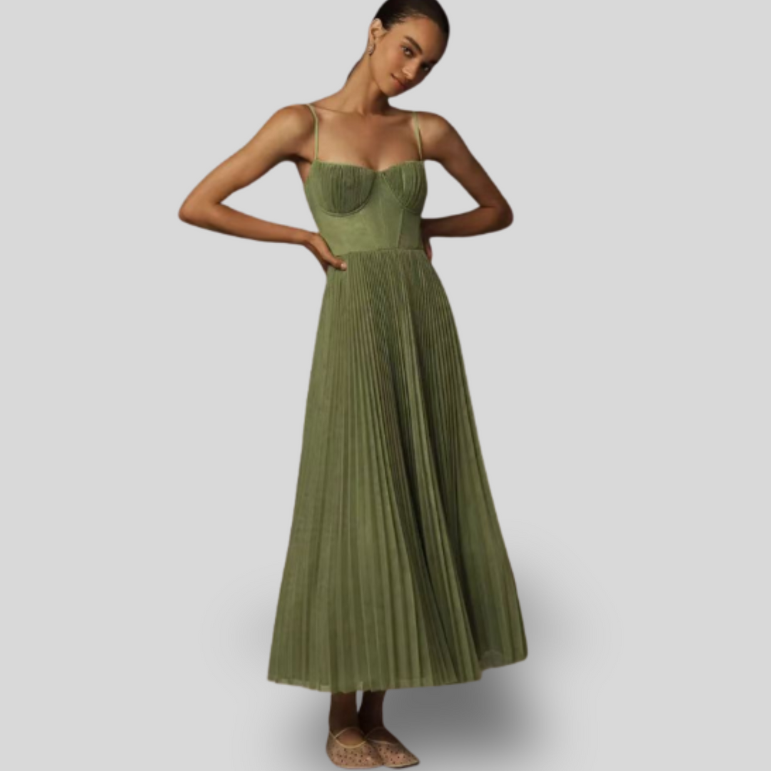Veronica | Verde Maxi Dress