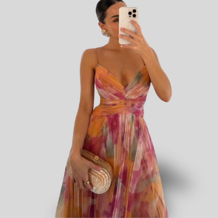 Annai | Colorful Maxi Dress