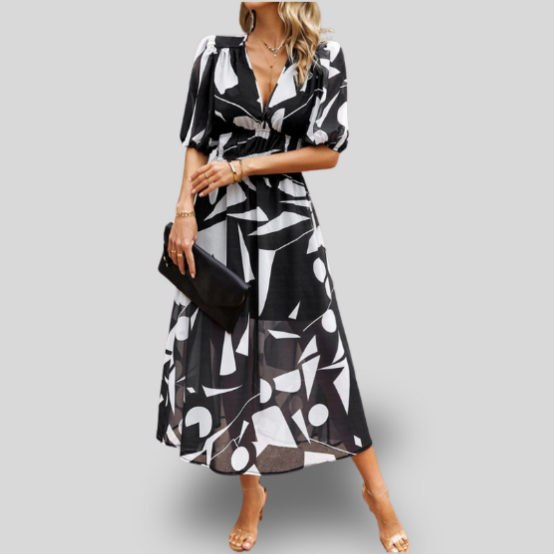 Aria | Elegant Midi Dress