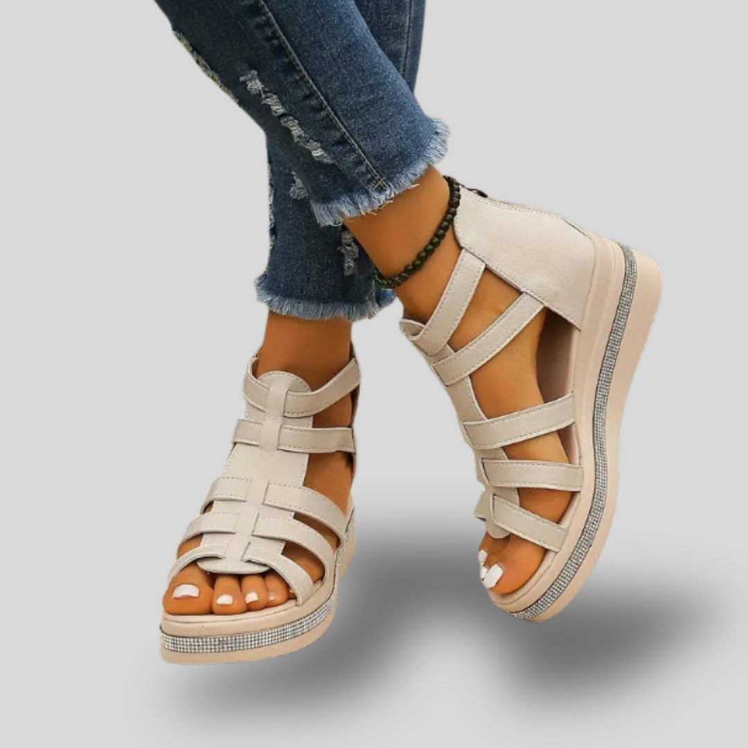 Chloe | Elegant Wedge Sandals