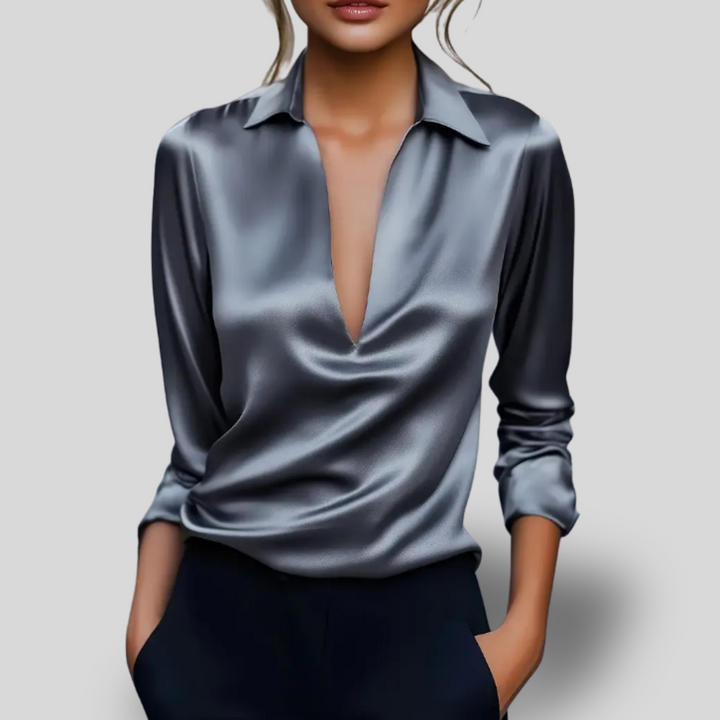 Kaela | Premium V-Neck Blouse