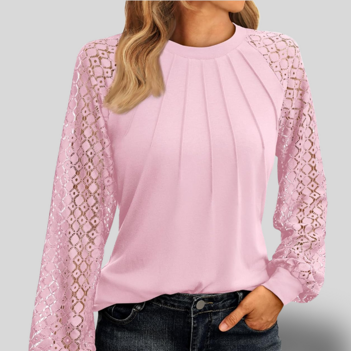 Sabina | Lace Long Sleeve Blouse