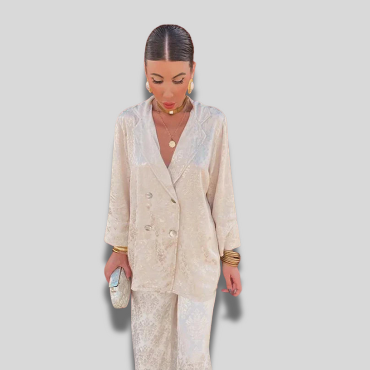 Eloise | Elegant Jacquard Blazer