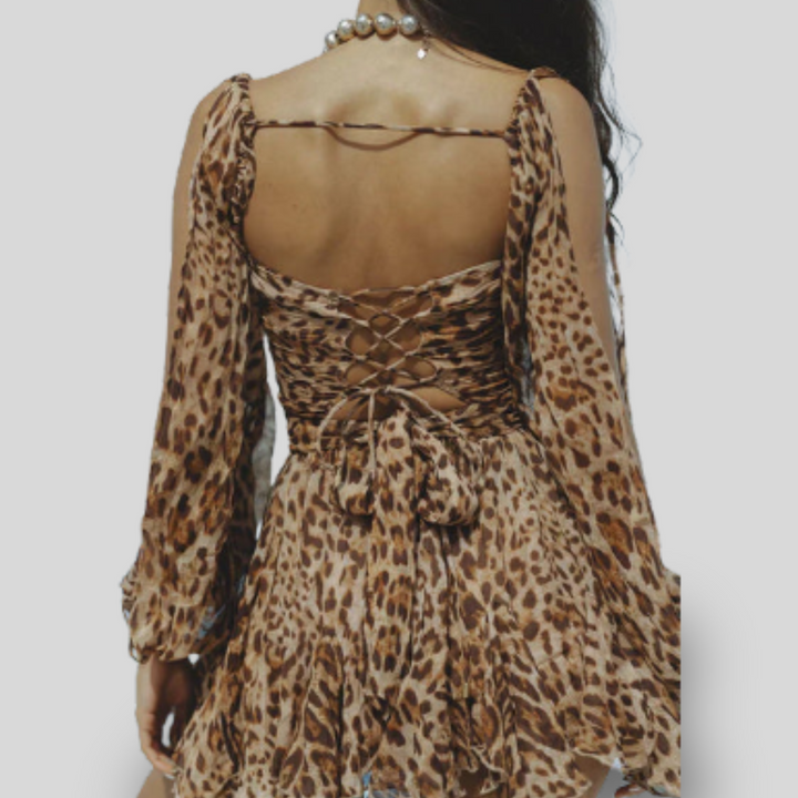 Layla | Playful Mini Dress with Balloon Sleeves