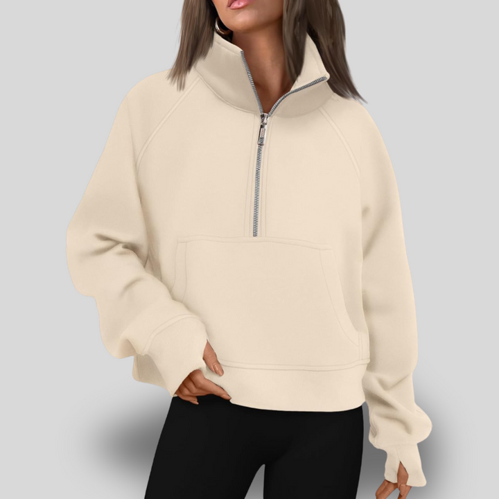 Reese | Oversized Half-Zip Sweatshirt